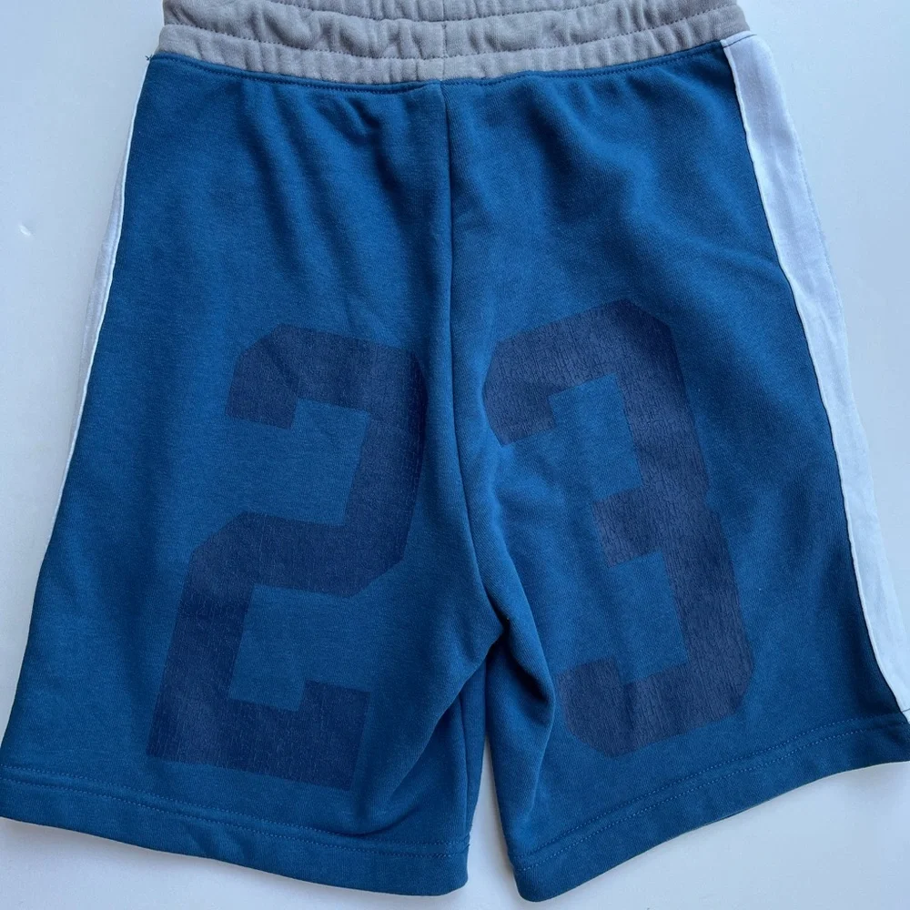 Jordan Blue Athletic Shorts with Jumpman Logo
